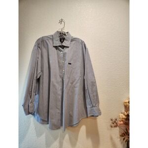 Faconnable Checkered Button Down Shirt Long Sleeve Dress‎ Shirt XL